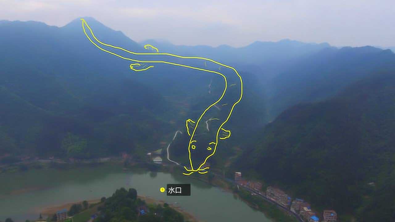 此地金鳅下海正对水口端一个风水格局上乘的宝地