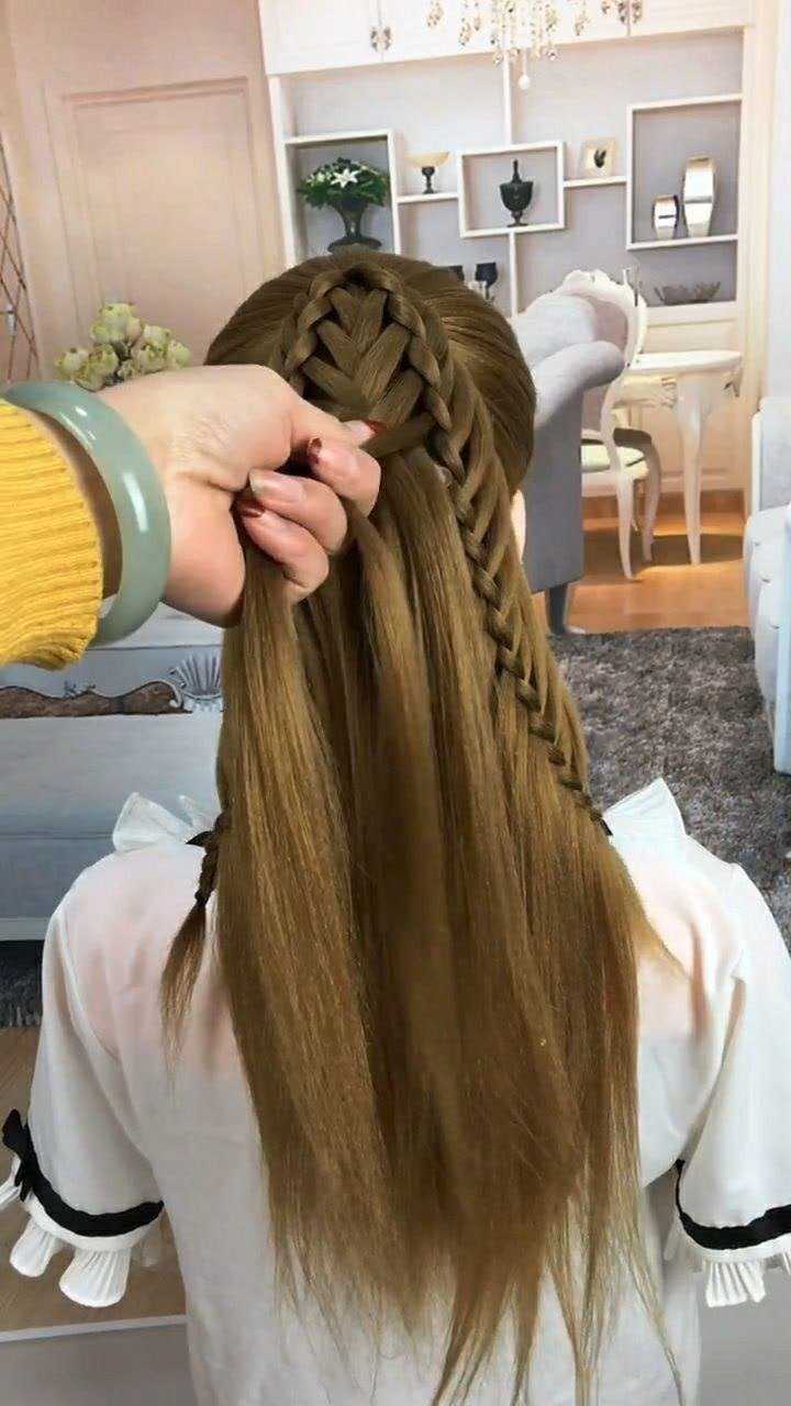 花样编发教程来了看着就很简单