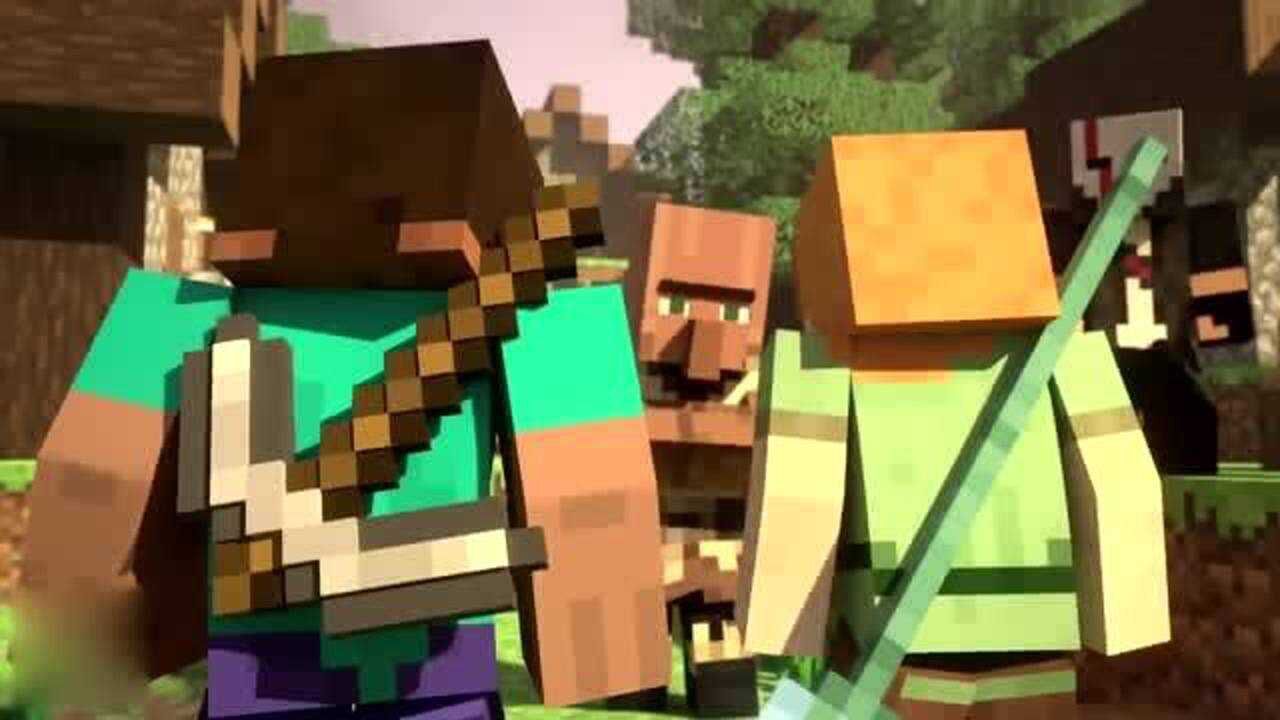 Minecraft动画：史蒂夫和艾利克斯的新故事！_腾讯视频