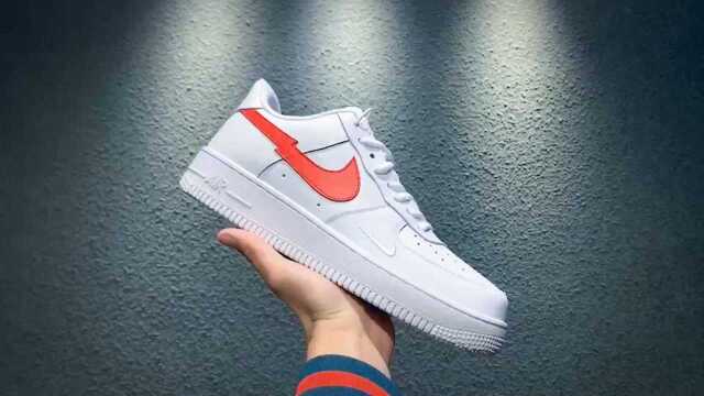 Nike Air Force 1“Euro Tour”白红闪电勾