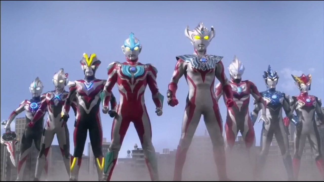 令迦奥特曼新生代八奥同框这个集体变身画面我爱了气势不输奥特八兄弟