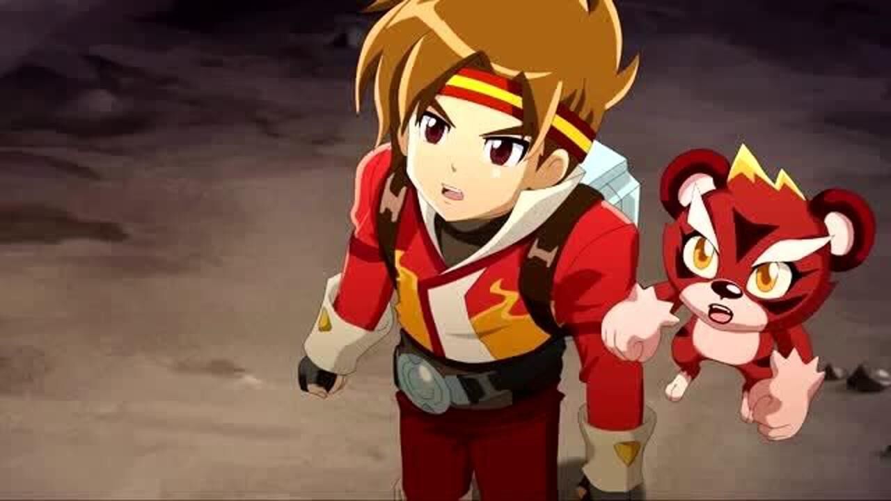 火力少年王之传奇再现续集傲麟是为了打败游烈他们而来的