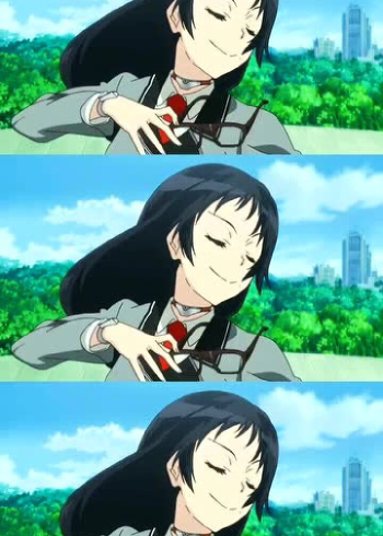 没有下流梗的无聊世界其实这部番里的安娜学姐是一个移动饮水机