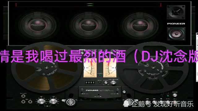 东方晴儿爰情是我喝过最烈的酒(DJ沈念版),好听醉了…