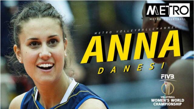 Anna Danesi!2018女排世锦赛,达内西值得一个最佳副攻