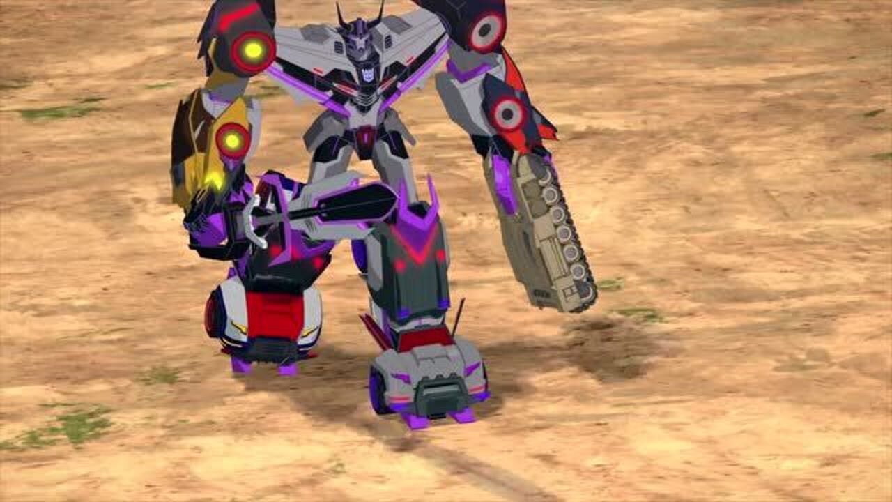 变形金刚飞天虎小看地球科技给汽车人合体时间