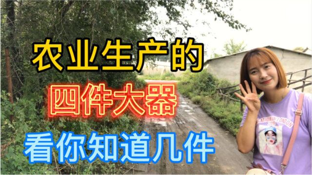 慢慢退出农村农业发展,农民的四件“大器”,你认为他们谁最苦呢