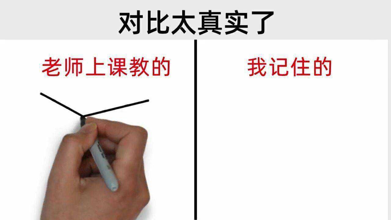 老師上課教的vs我記住的反差太搞笑了