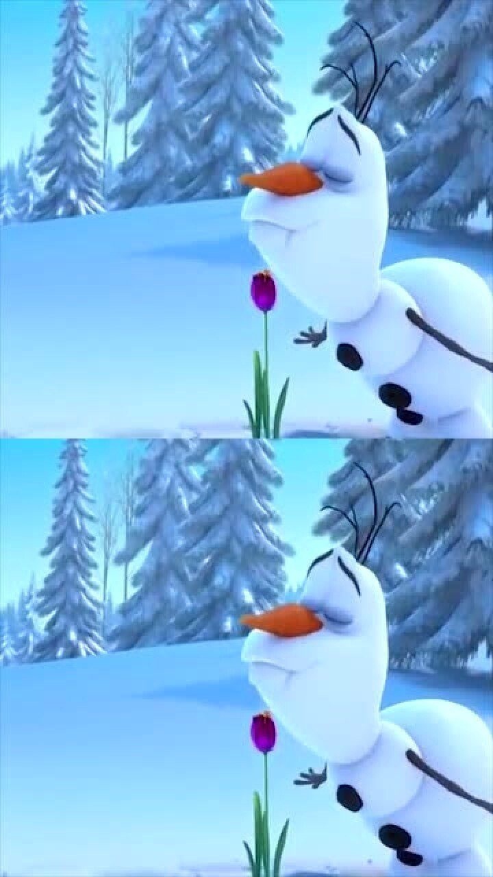 冰雪奇缘番外篇,雪宝宝真是太可爱了,打喷嚏也太搞笑了