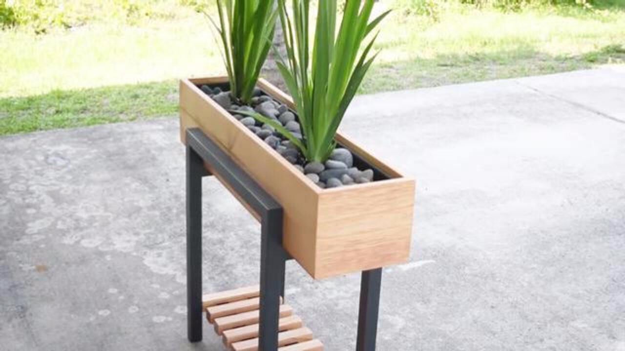 小伙自制可移动的种植箱,美观又环保,看完很多人都跟着做了