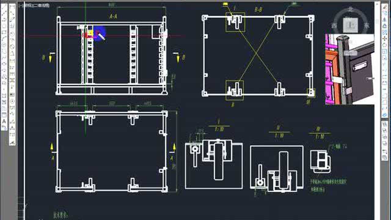 solidworks鈑金設計視頻教程-結構構件-鈑金工程圖設計