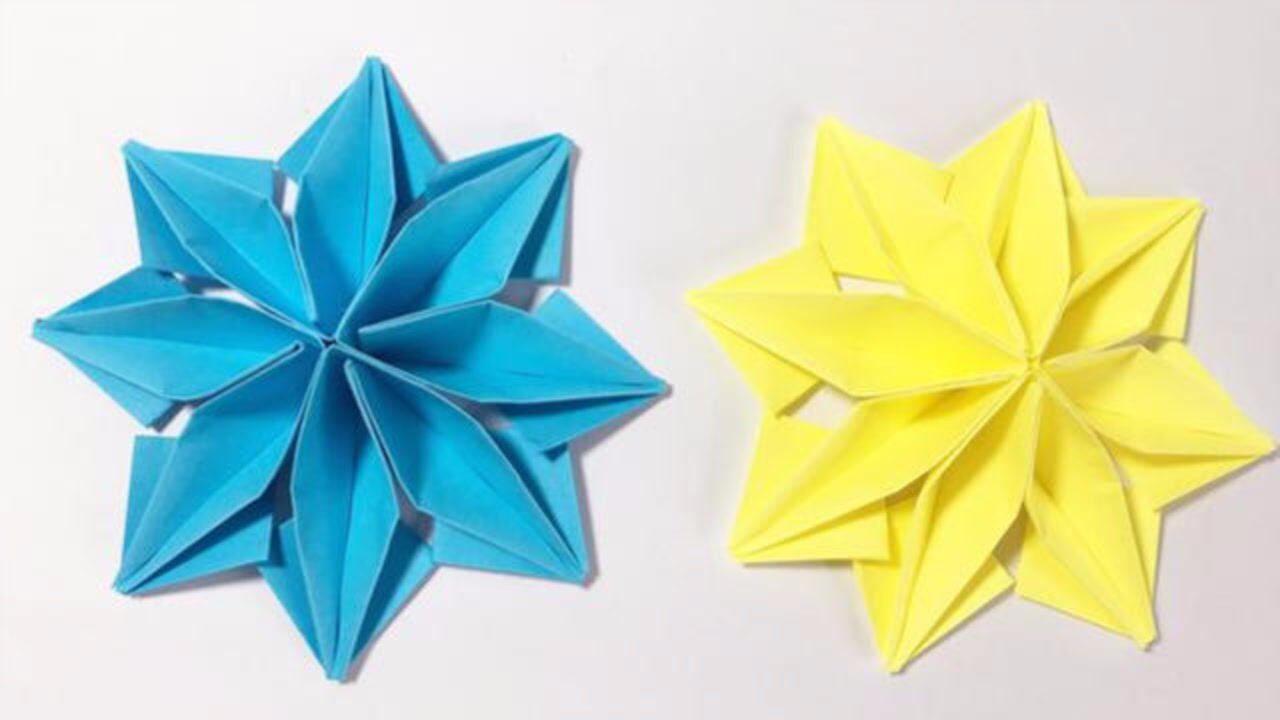 一张纸几步就可以完成!折纸视频教程