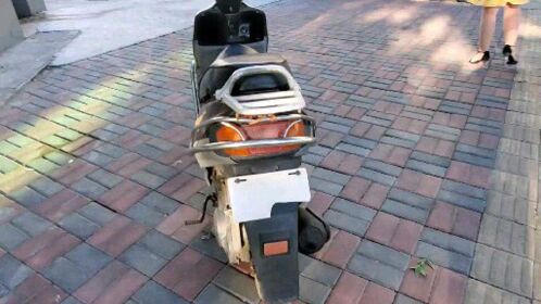 经典摩托车实拍系列国产50二冲小绵羊金城铃木sj50实拍视频