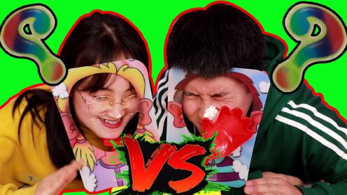 叮叮当乐园少儿真人品类招募双人趣味游戏挑战之奶油巴掌游戏一起来玩