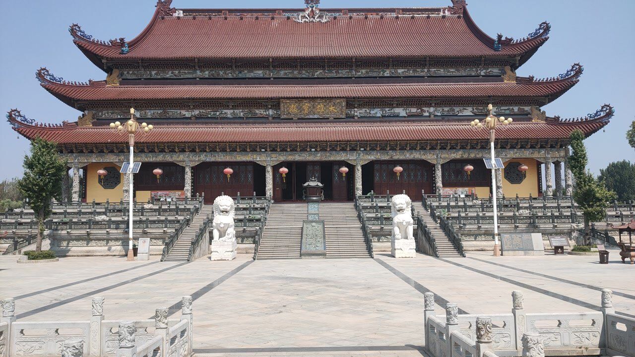 亚洲第一殿,大雄宝殿,汝南南海禅寺!