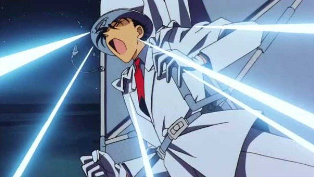 怪盗基德被黑衣人暗地打伤柯南第一个冲上去救他这才是真爱