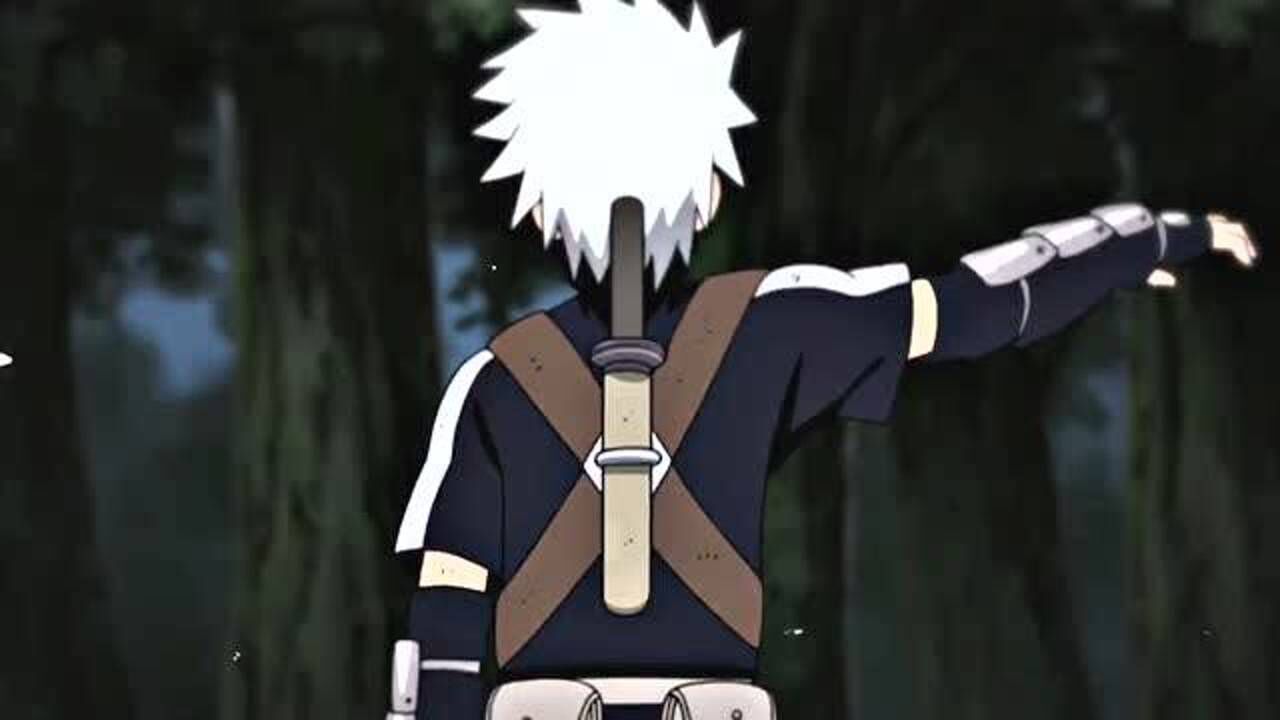 火影忍者:说真的这是少年卡卡西最帅的镜头,那一刀下去的眼神,大爱