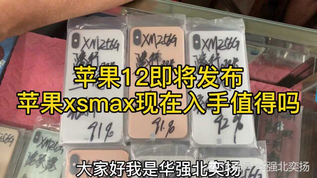 苹果12即将发布,苹果二手xsmax现在还值得入手吗?