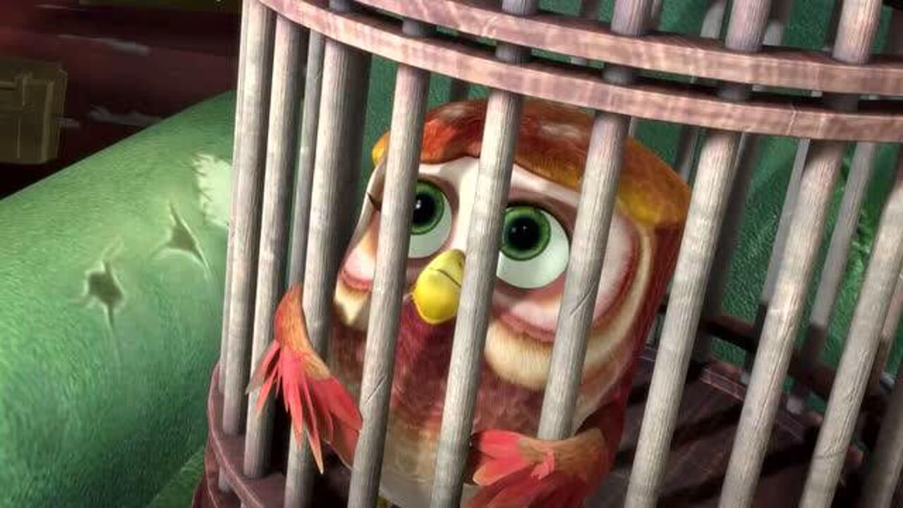 熊出没:涂涂被光头强抓了,它伤心的哭了,光头强真是太坏了