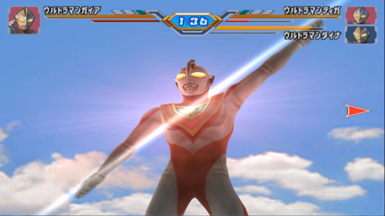 奥特曼格斗:盖亚vs迪迦和戴拿,这招专克迪迦的扫堂腿!