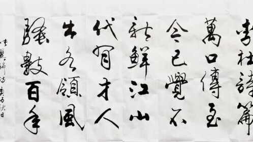江山代有才人出 各领风骚数百年 太极山上人书法欣赏 赵翼 诗《论诗》