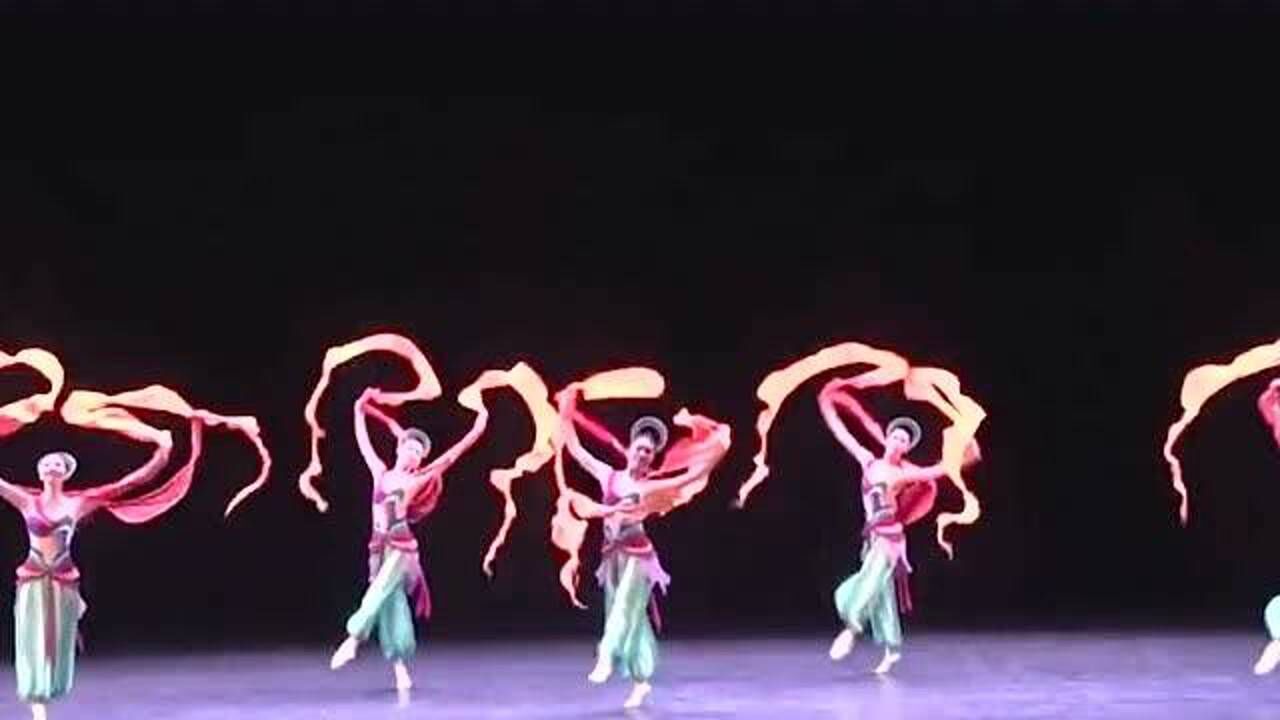 中国古典舞敦煌舞,犹如壁画里面走出来的仙女,每一个动作都那么迷人_高清1080P在线观看平台_腾讯视频