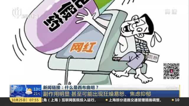 新闻链接:什么是西布曲明? 副作用明显 甚至可能出现狂躁易怒、焦虑抑郁