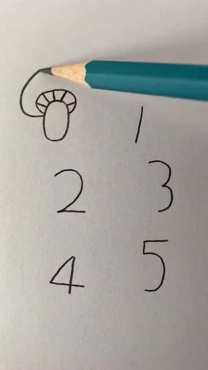 用数字“0”到“5”,画一幅数字创意画,简单又好玩!_高清1080P在线观看平台_腾讯视频