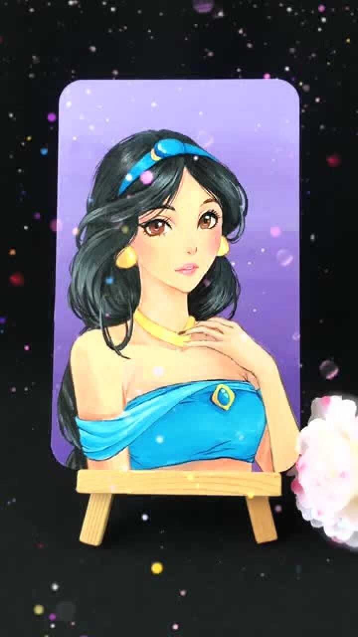 迪士尼皮肤最黑,但却最美的茉莉公主