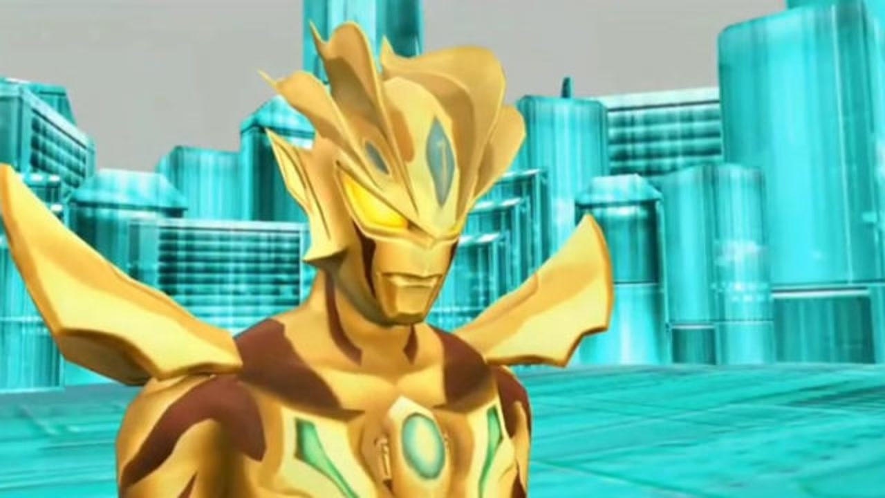 自制动画黄金形态的无限赛罗太强了黑暗扎基被打趴在地