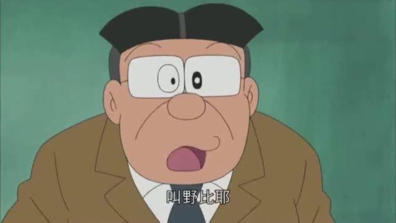 哆啦a梦:老师不管说什么,大雄都只会笑,站在后面的妈妈顿时火冒三丈