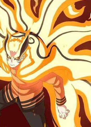 鸣人开启终极九尾模式