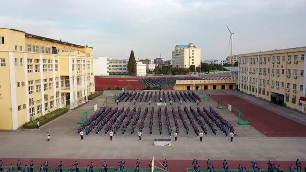 江苏涟水县外国语学校(小学部)广播操_腾讯视频