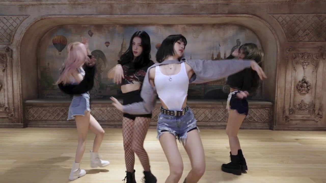 blackpink女团舞蹈室版《lovesick girls》