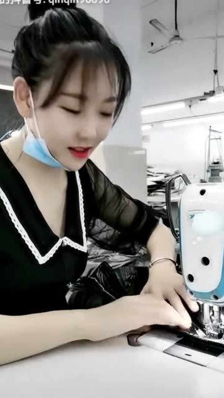 湖北黄冈人90后服装厂打工妹
