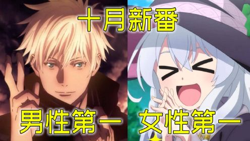 伊蕾娜和五条悟为Anime Trending秋季动画最受欢迎男女主角