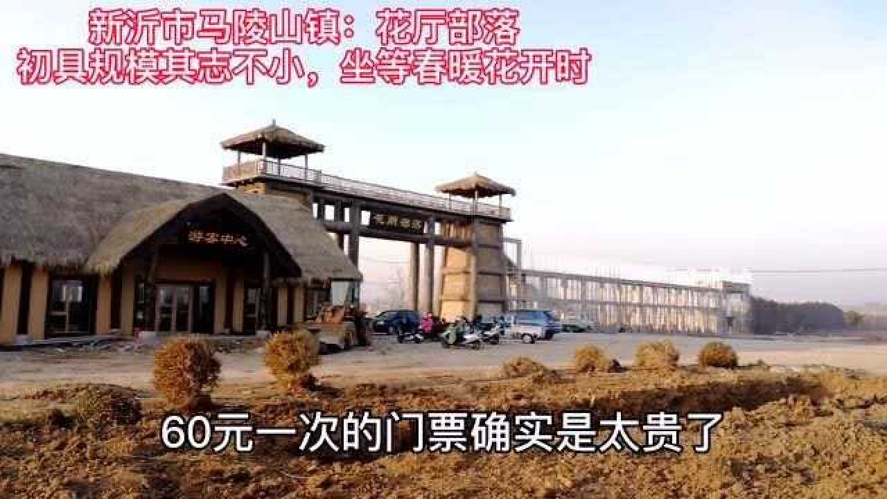 新沂市马陵山镇花厅部落初具规模其志不小坐等春暖花开时