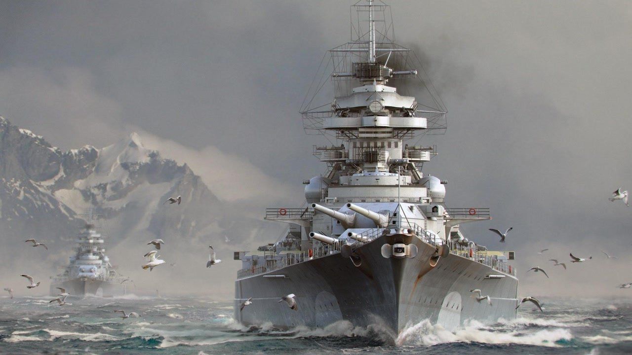二战德国的俾斯麦战舰,一炮击沉英国战舰,最终却沉没大西洋