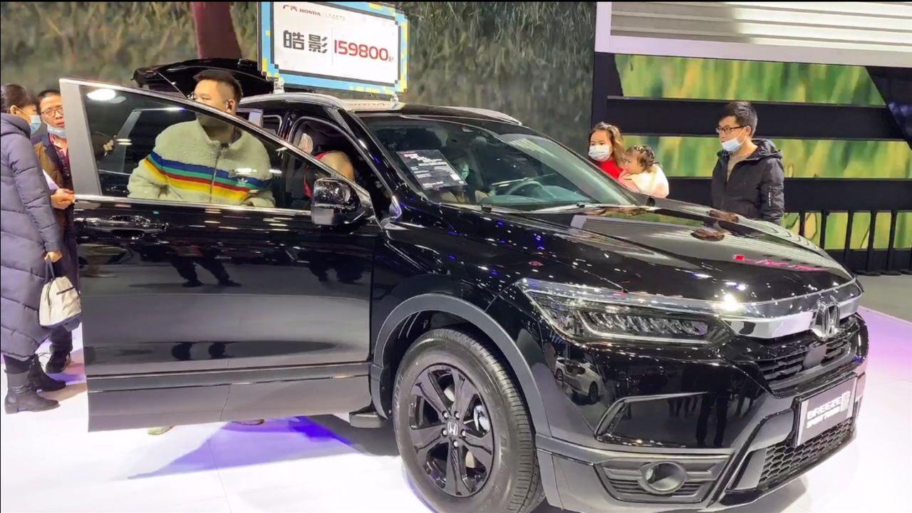 本田大黑豹降价新皓影跌破16万颜值漂亮油耗66l