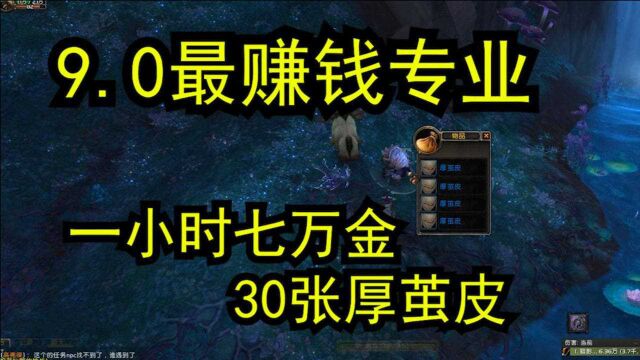 【魔兽世界】1小时30张厚茧皮,连工作室都不知道的神秘剥皮地点!