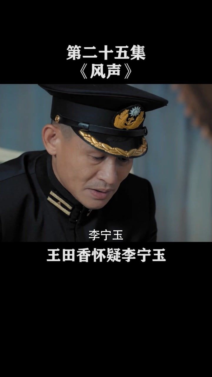 风声第二十五集王田香觉得顾晓梦在扰乱视线帮李宁玉李宁玉的身份怕是