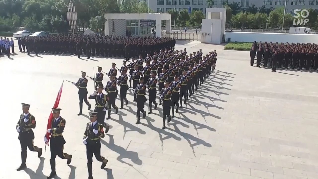 宁夏警官职业学院军训_腾讯视频
