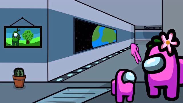 amongus 在我们之间内鬼杀的游戏 粉色宝宝和妈妈