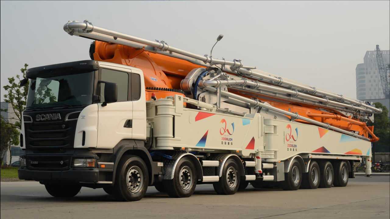 中国造出101米臂架泵车创造世界纪录助力建设超高层建筑