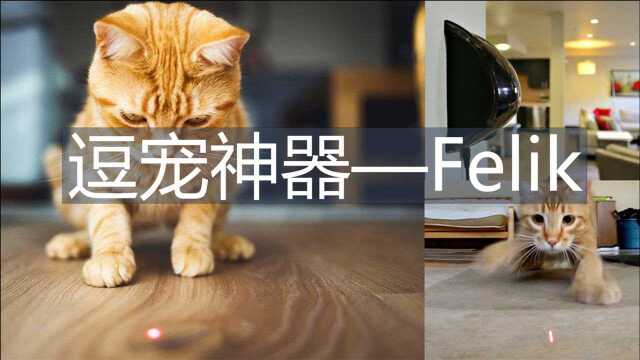 宠物玩具都这么智能了吗?一款创意十足的逗宠神器Felik,猫奴的福音