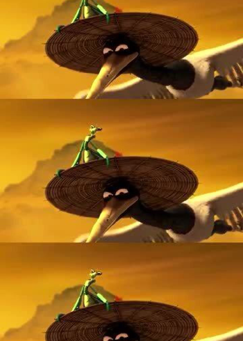 功夫熊猫:仙鹤这也太中二了,每个技能都有名字,追悔莫及之翼!