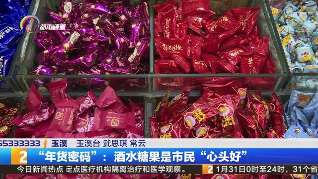 “年货密码”:酒水糖果是市民“心头好”