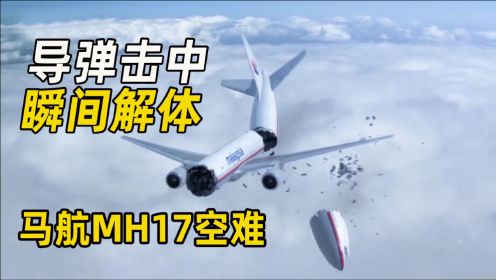 马航MH17空难真相，飞机被导弹击中，细节让人胆寒