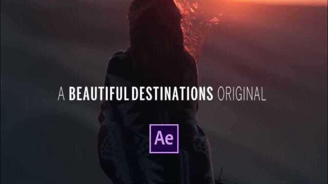 教你制作旅拍团队BeautifulDestinations的字幕特效