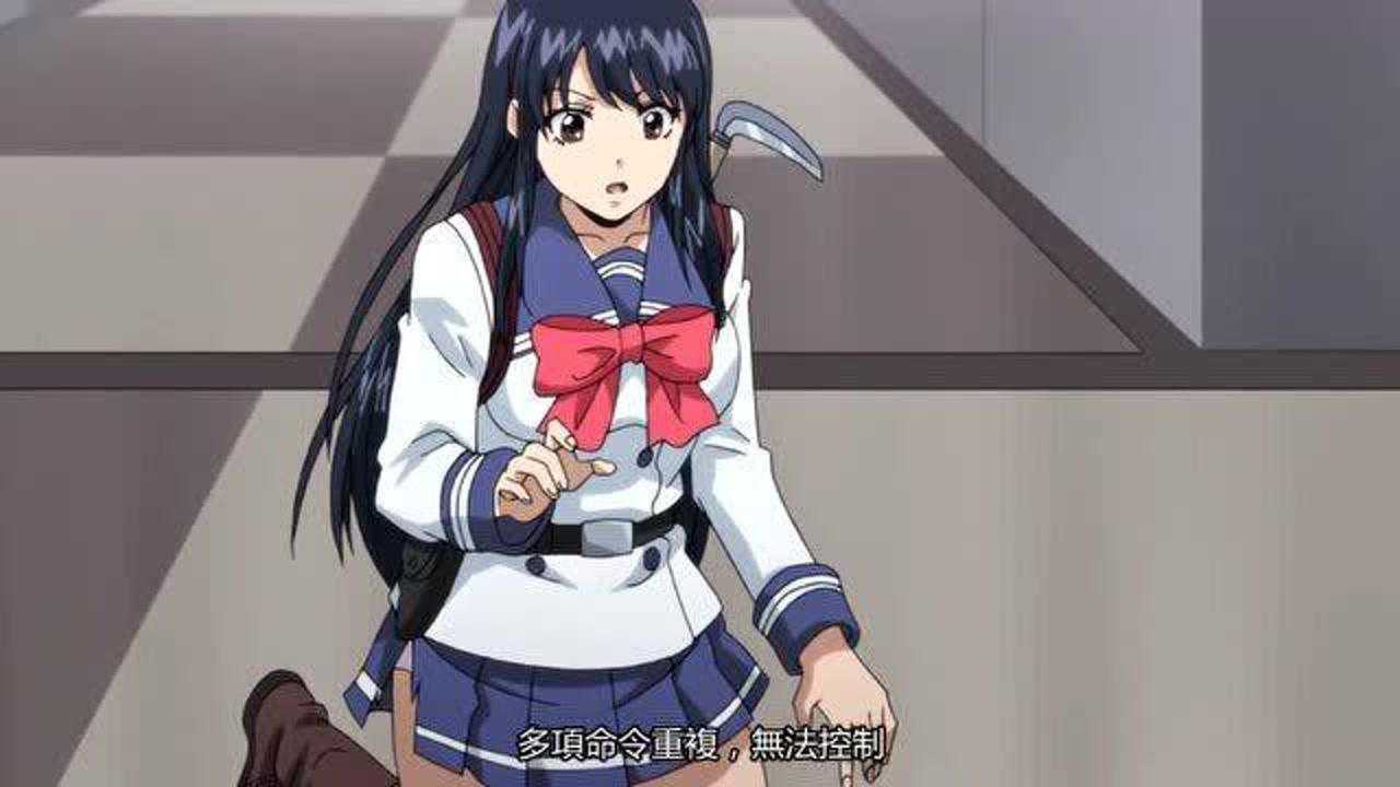 女孩被面具控制，陷入无意识状态_高清